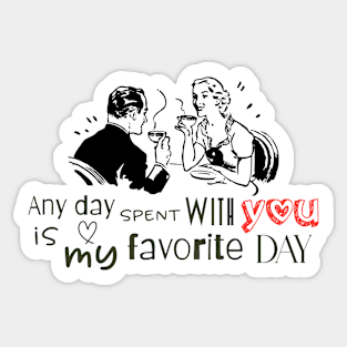 Vintage Retro Comic Illustration with Love Text Sticker